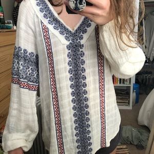 Free People V-Neck Top